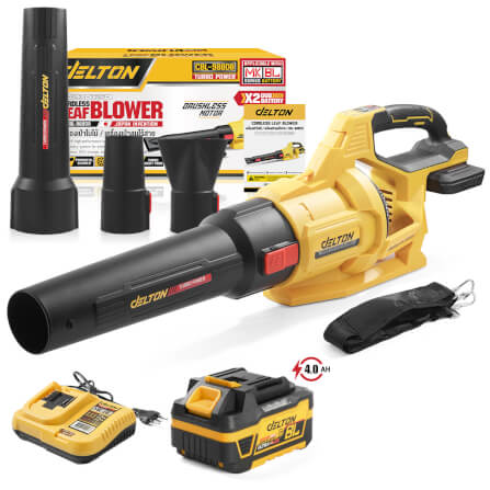 เครื่องเป่าใบไม้ไร้สาย (พร้อมแบตเตอรี่) DELTON รุ่น CBL-988DB 4,000 วัตต์_8